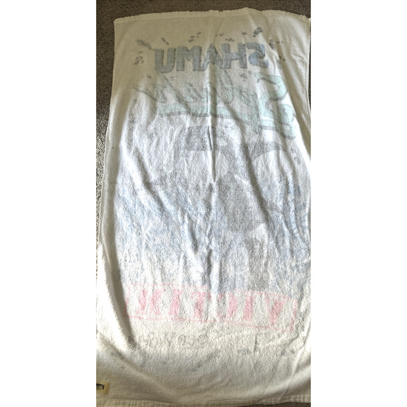 Original 1996 Sea World Beach Towel Shamu Soak Zone Splash Victim Killer Whale - Picture 4 of 5